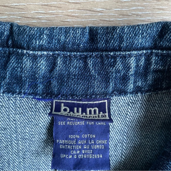 Vintage Jean Jacket 100 % Cotton - Picture 4 of 6